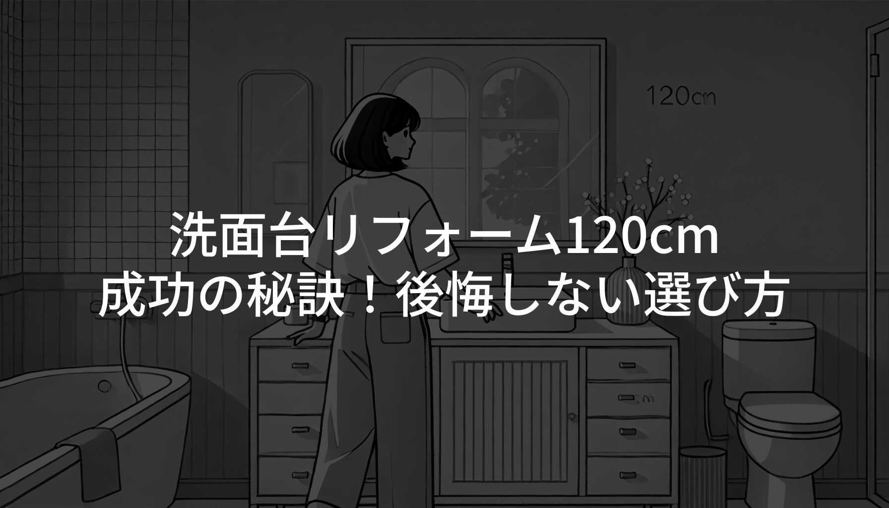 洗面台リフォーム120cm成功の秘訣！後悔しない選び方