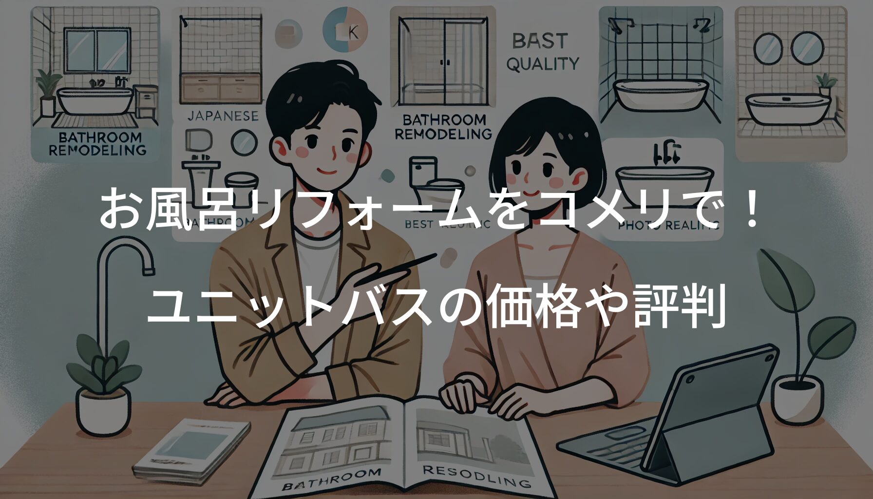 お風呂リフォームをコメリで！ユニットバスの価格・評判・施工例を解説