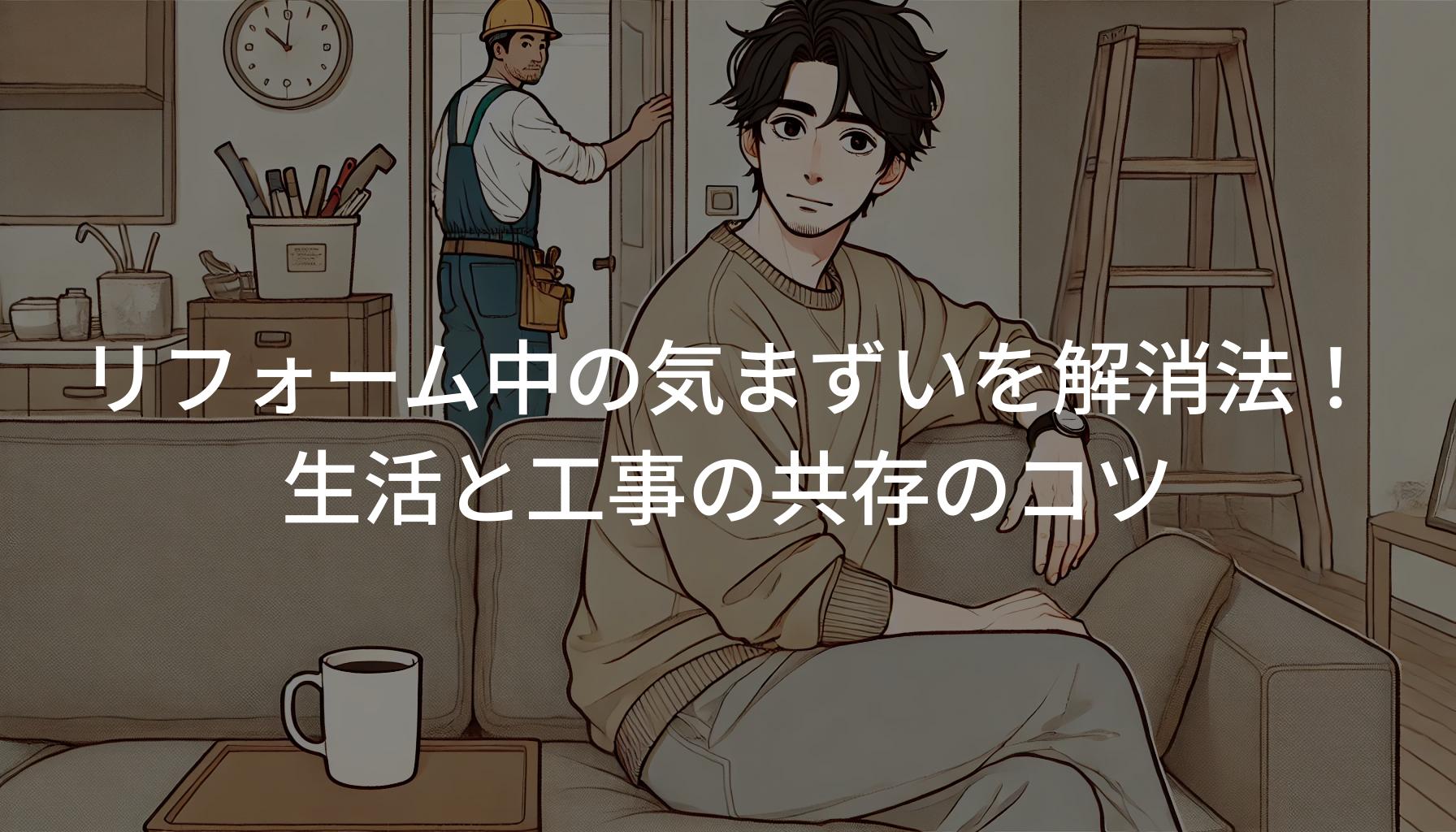 リフォーム中の気まずいを解消法！生活と工事の共存のコツ